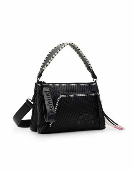 Bolso desigual online blanco y negro