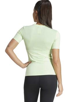 Camiseta Adidas TF Train T Verde Mujer