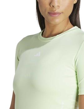 Camiseta Adidas TF Train T Verde Mujer