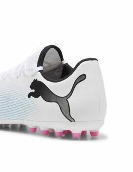 Botas Puma Future 7 Play MG Blanco/Tq/Neg Hombre