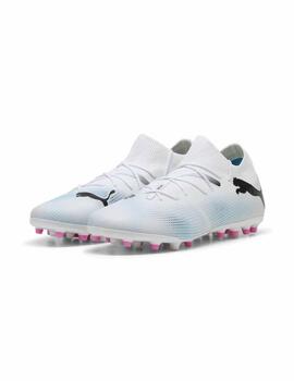 Botas Puma Future 7 Match MG Blanco/Tq/Neg Hombre