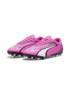 Botas Puma Ultra Play MG Fucsia/Negro/Bco Hombre