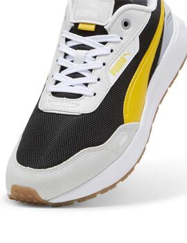 Zapatillas Puma Runtamed Plus Negro/Gris/Am Hombre