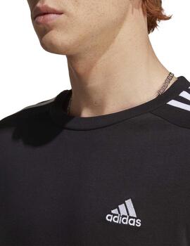 Camiseta Adidas M 3S SJ T Negro/Blanco Hombre