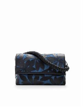 Bolso Desigual Onyx Venecia 2.0 Negro/Azul Mujer