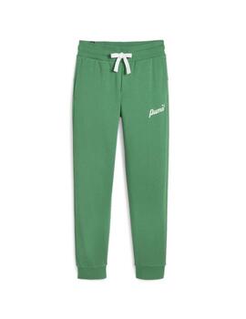 Pantalon Puma ESS+ Script Verde Mujer