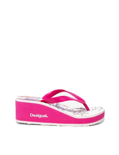 Esencialmente Típico actividad Chanclas Desigual Lola Galactic Fucsia