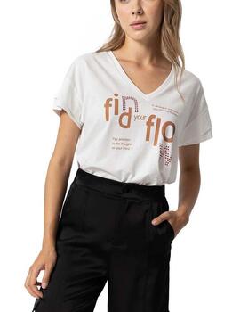 Camiseta Tiffosi Phoebe_1 MC Blanco Mujer