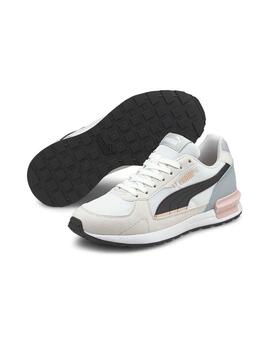 Zapatillas Puma Graviton Blanco/Negro Mujer