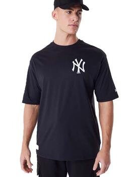 Camiseta New Era MLB ESS LC OS NEYYAN Negro Hombre