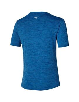 Camiseta Mizuno Core Run Azul Hombre