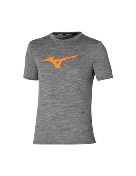 Camiseta Mizuno Core RB Gris Hombre