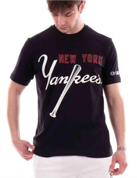 Camiseta Champion Yankees Negro Hombre