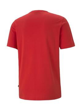 Camiseta Puma ESS Small Logo Rojo Hombre