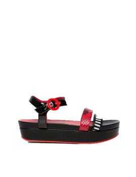 Sandalias Desigual Trimuph_Reptil Negro