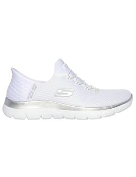 Zapatillas Skechers Slip-Ins Summits Blanco Mujer