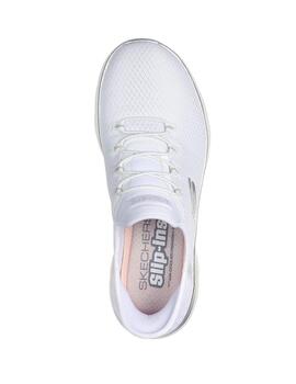 Zapatillas Skechers Slip-Ins Summits Blanco Mujer