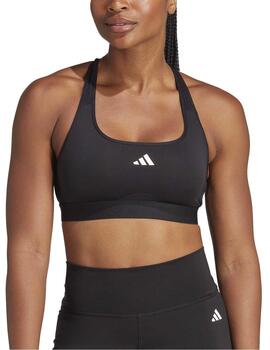 Top Adidas PWRCT MS Bra Negro Mujer