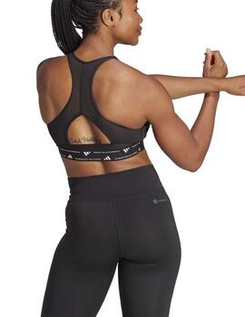 Top Adidas PWRCT MS Bra Negro Mujer