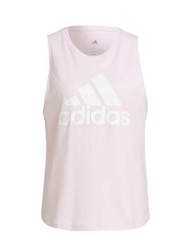 Camiseta Adidas W BL TK Rosa/Bco Mujer