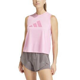 Camiseta Adidas TR-ES Logo Tank Rosa Mujer