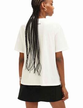 Camiseta Desigual Tristan Blanco Mujer