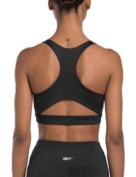 Sujetador Reebok ID Train Racer Bra Negro Mujer