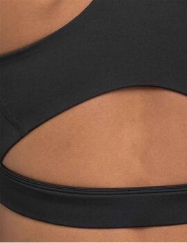 Sujetador Reebok ID Train Racer Bra Negro Mujer