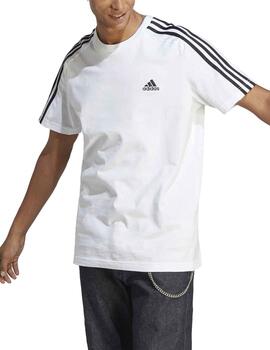 Camiseta Adidas M 3S SJ Blanco/Negro Hombre