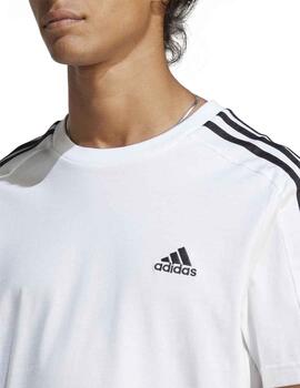 Camiseta Adidas M 3S SJ Blanco/Negro Hombre