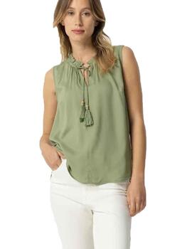 Blusa Tiffosi Indie_1 Verde Mujer