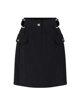 Falda Naf Naf Laneta Negro Mujer