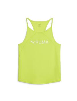 Camiseta Puma Fit Ultrabreathe Tank Verde Mujer