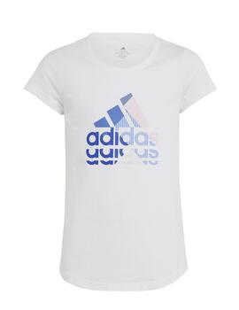 Camiseta Adidas Graphic Blanco Niña