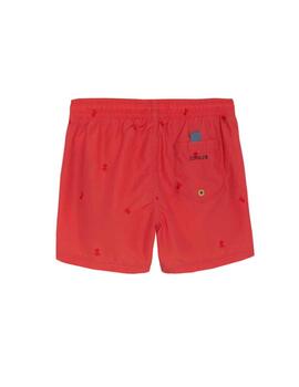 Bañador elPulpo Estampado New AOP Rojo Hombre