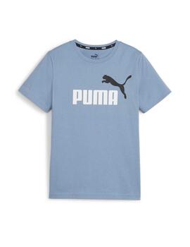 Camiseta Puma ESS  2 Col Logo Azul Niño