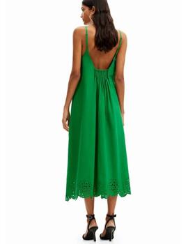 Vestido Desigual Porland Verde Mujer