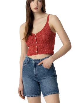 Top Tiffosi Pontomedusa Crop Teja Mujer