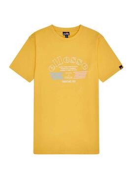 Camiseta Ellesse Giambettio Amarillo Hombre