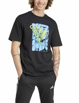 Camiseta Adidas M SUM G T1 Negro Hombre