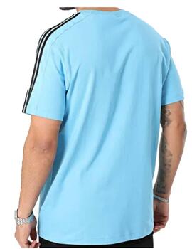 Camiseta Adidas M 3S SJ T Azul/Negro Hombre