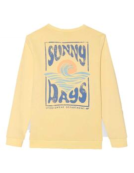 Sudadera 4F M0936 Summer Everyday Amarillo Niño
