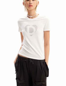 Camiseta Desigual D Cor Blanco Mujer