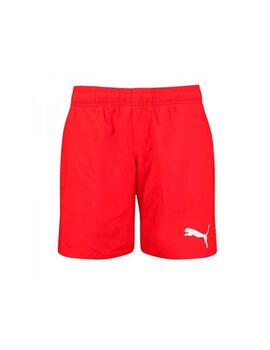 Bañador Puma Medium Lenght Rojo Niño