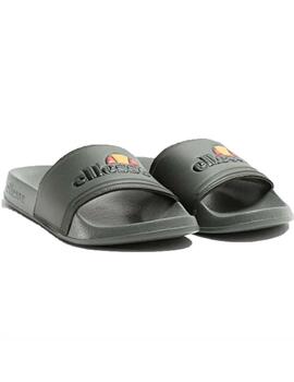 Chanclas Ellesse Filippo Slide Verde Oscuro Hombre