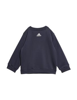 Chandal Adidas I LIN FL Marino/Gris