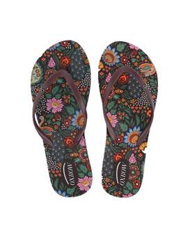 Chanclas Oxbow Virtilim Multicolor/Marron Mujer