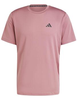 Camiseta Adidas TR-ES Stretch T Rosa Hombre