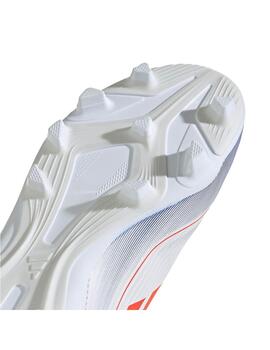 Botas Fútbol Adidas F50 Club FxG J Bco/Azul Niño