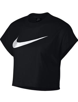 Camiseta Nike W NSW Top Crop Negro